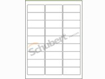 Obrázek z Etikety do laserové tiskárny A4 bílá 70 x 37 mm, 100 ks 