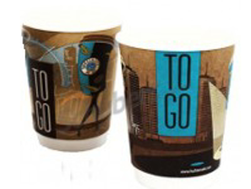 Obrázek z Kelímek papírový s potiskem Coffe to go 0,2 l, ⌀  80 mm 625 ks 
