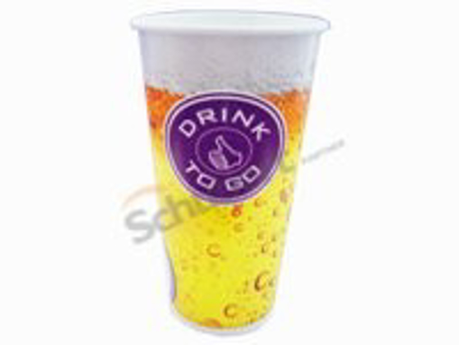 Obrázek z Kelímek papírový na stud. náp. Drink to go 0,5 l, ⌀ 90 mm, 1000 ks 
