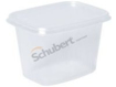 Obrázek z Vanička PP transparentní hranatá 500 ml, 10,8 x 8 x 10,5 cm, 1000 ks 