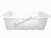 Obrázek z Vanička PVC bílá hranatá 500 ml, 14,2 x 11,8 x 5 cm, 720 ks 