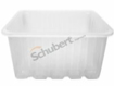 Obrázek z Vanička PVC transparentní hranatá 1000 ml, 19 x 14,2 x 5,3 cm, 450 ks 