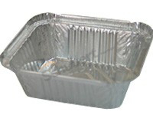 Obrázek z Vanička hliníková hranatá 470 ml, 147 x 124 x 40 mm, 1000 ks 