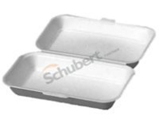 Obrázek z Menu box XPS bílý, 1 zámek, 24 x 15,5 x 7 cm, 400 ks 