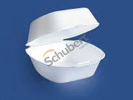 Obrázek z Menu box XPS bílý, 1 zámek, 18,5 x 15,5 x 7 cm, 600 ks 