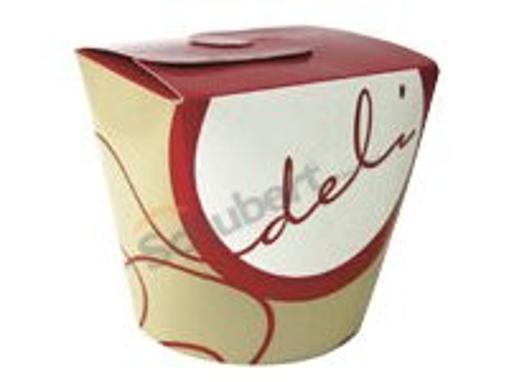 Obrázek z Box papírový s potiskem Deli 750 ml, 450 ks 