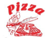 Obrázek z Pizza krabice bílá s potiskem 32 x 32 x 3 cm, 50 ks 
