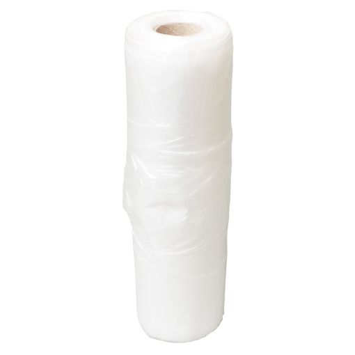 Obrázek z Taška HDPE (mikroten) transparentní role 5 kg, 22 + 13 x 45 cm, 6 my, 4000 KS 