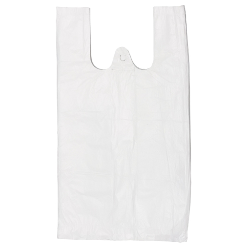 Obrázek z Taška HDPE (mikroten) bílá odtrhávací mini 3 kg, 16 x 12 x 30 cm, 4000 ks 