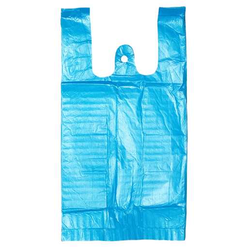 Obrázek z Taška HDPE (mikroten) modrá odtrhávací mini 3 kg, 16 x 12 x 30 cm, 4000 ks 