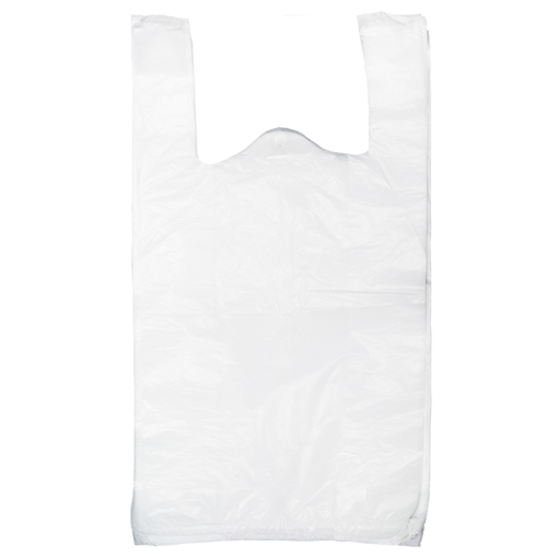 Obrázek z Taška HDPE (mikroten) bílá odtrhávací maxi 10 kg, 9my, 30 x 18 x 54 cm, 2000 ks 