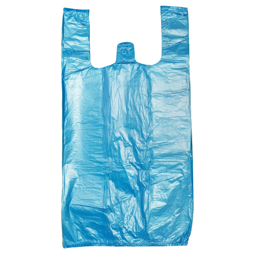 Obrázek z Taška HDPE (mikroten) modrá odtrhávací 12 kg, 33 + 16 x 60 cm, 2000 ks, Partner 