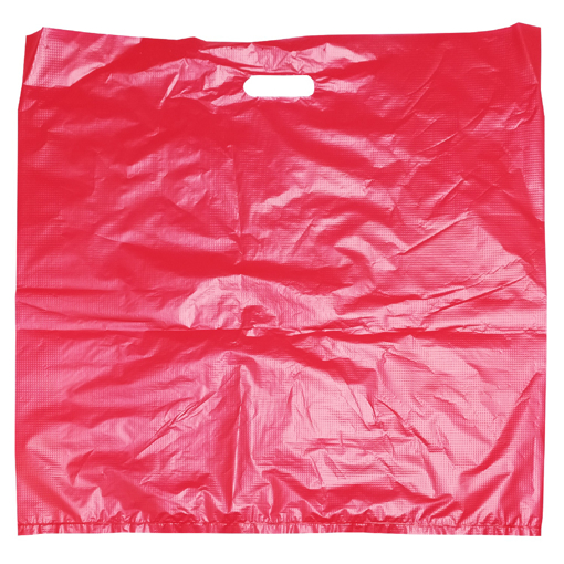 Obrázek z Taška HDPE (mikroten) červená průhmat 60 x 60 cm, 500 ks 
