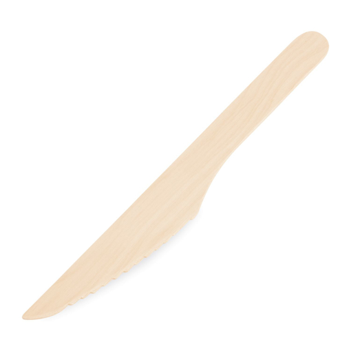 Obrázek z Nůž dřevěný hnědý 16,5 cm, 2000 ks 