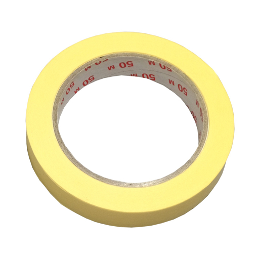 Obrázek z Lepící páska krepová 19 mm, 50 m, 12 ks 