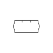 Obrázek z Etikety contact bílé 26 x 12 mm, 36 ks 
