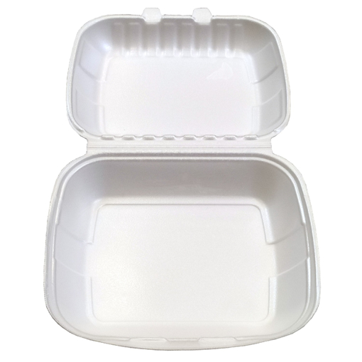 Obrázek z Menu box XPS bílý nedělený, 2 zámky, 24,5 x 21 x 7 cm, 480 ks 