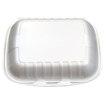 Obrázek z Menu box XPS bílý nedělený, 2 zámky, 24,5 x 21 x 7 cm, 480 ks 