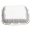Obrázek z Menu box XPS bílý dělený na 3 části, 2 zámky, 24,5 x 21 x 7 cm, 480 ks 