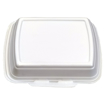 Obrázek z Menu box XPS bílý nedělený, 2 zámky, 24,5 x 21 x 7 cm, 250 ks 