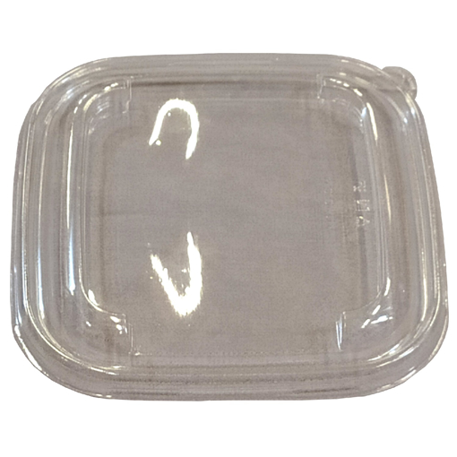 Obrázek z Víčko RPET hranaté transparentní pro misku 500 ml, 17 x 17 cm, 300 ks 
