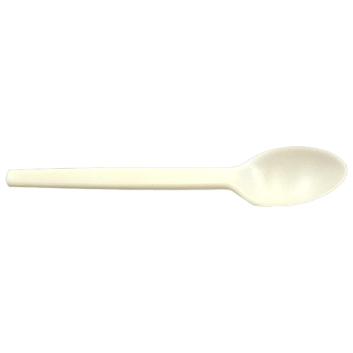 Obrázek z Lžička kávová kukuřičná bílá 12,7 cm, 1000 ks 