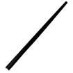 Obrázek z Brčko papírové rovné černé 25 cm, ⌀ 8 mm, 3500 ks 