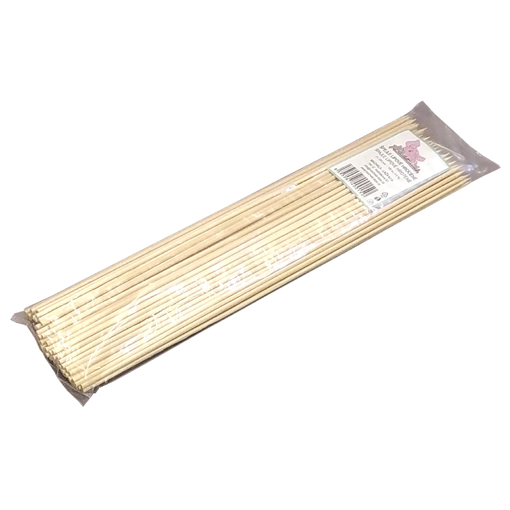 Obrázek z Špejle dřevěná hnědá hrocená 30 cm, 12500 ks 