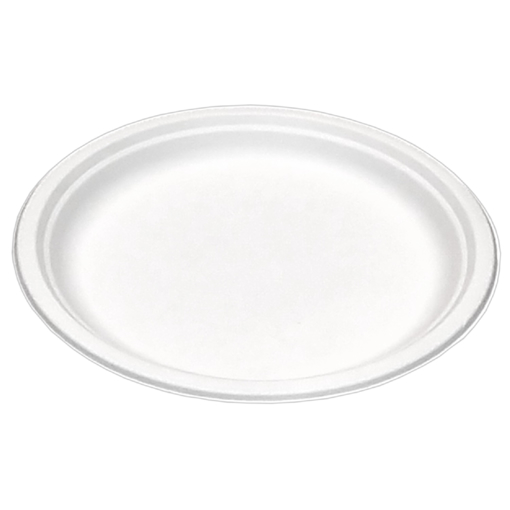 Obrázek z Talíř třtinový bílý 26 cm, 500 ks 