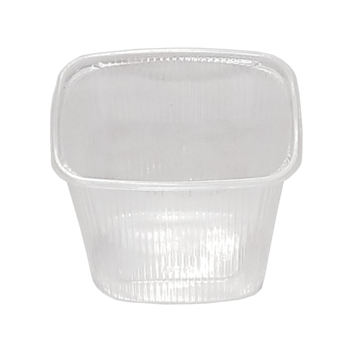 Obrázek z Vanička PP transparentní hranatá 500 ml, 10,8 x 8 x 10,5 cm, 1000 ks 