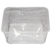 Obrázek z Vanička PP transparentní hranatá 1500 ml, 18,6 x 13,3 x 10 cm, 500 ks 
