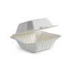 Obrázek z Box třtinový bílý na hamburger 15,3 x 15,5 x 8,5 cm, 500 ks 