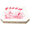 Obrázek z Pizza krabice bílá s potiskem 32 x 32 x 3 cm, 50 ks 