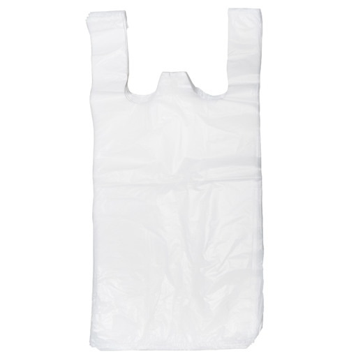 Obrázek z Taška HDPE (mikroten) bílá odtrhávací 12 kg, 33 x 18 x 59, 14 my, 1000 ks 