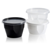 Obrázek z Miska PP černá kulatá 460 ml, 127 x 55 mm, 400 ks 