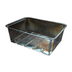 Obrázek z Vanička PVC transparentní hranatá 1200 ml, 19 x 14,2 x 6,5 cm, 450 ks 